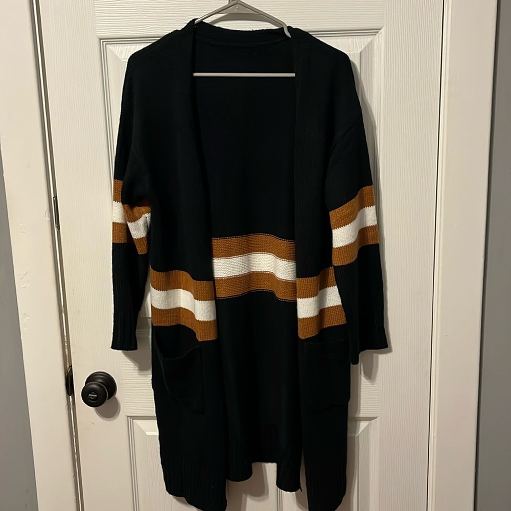 Shien Long Cardigan Size Small